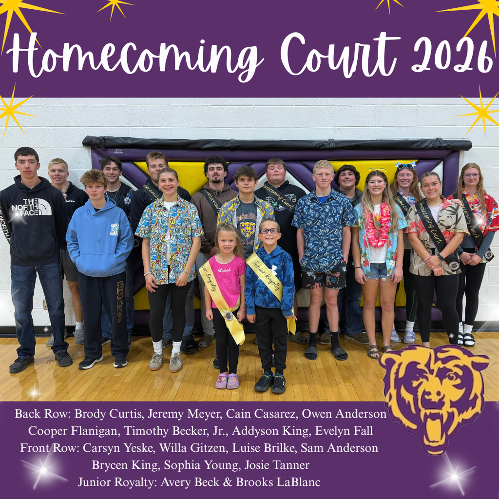 Homecoming Court 2026 Picture