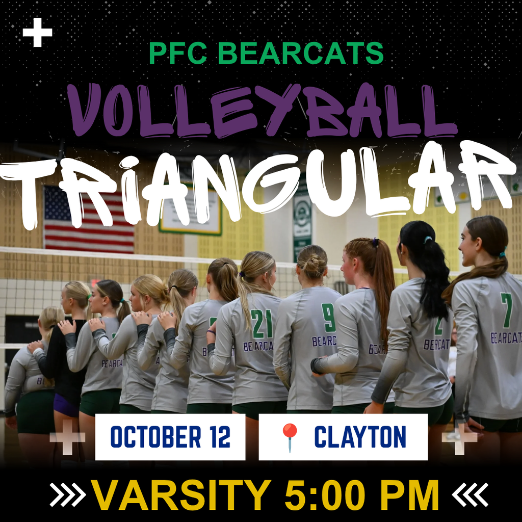 PFC Volleyball Triangular Oct 12 5:00 PM Clayton