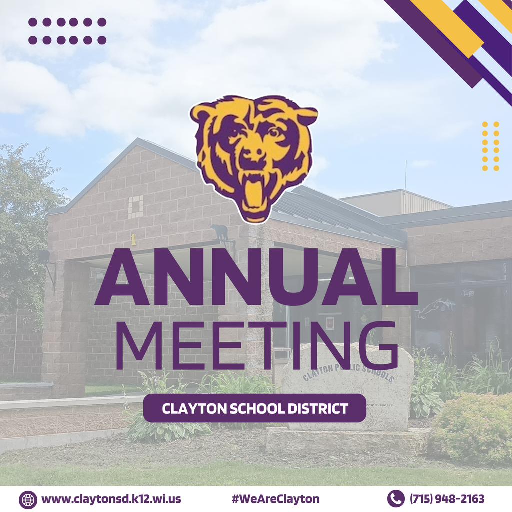 Annual Meeting Monday October 12, 7pm