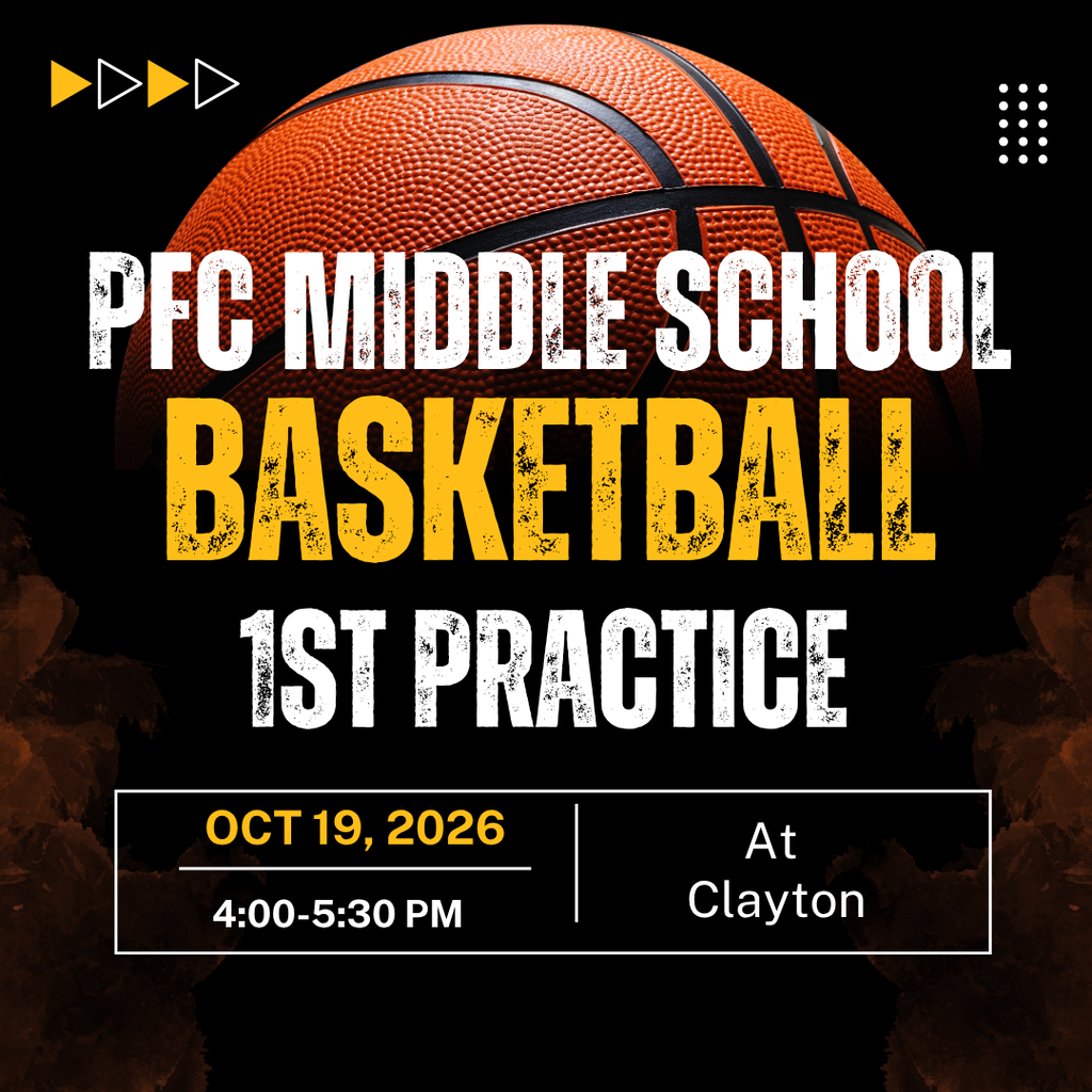 Basketball Practice Starts Oct 19th Middle School Boys 4:00 to 5:30 PM