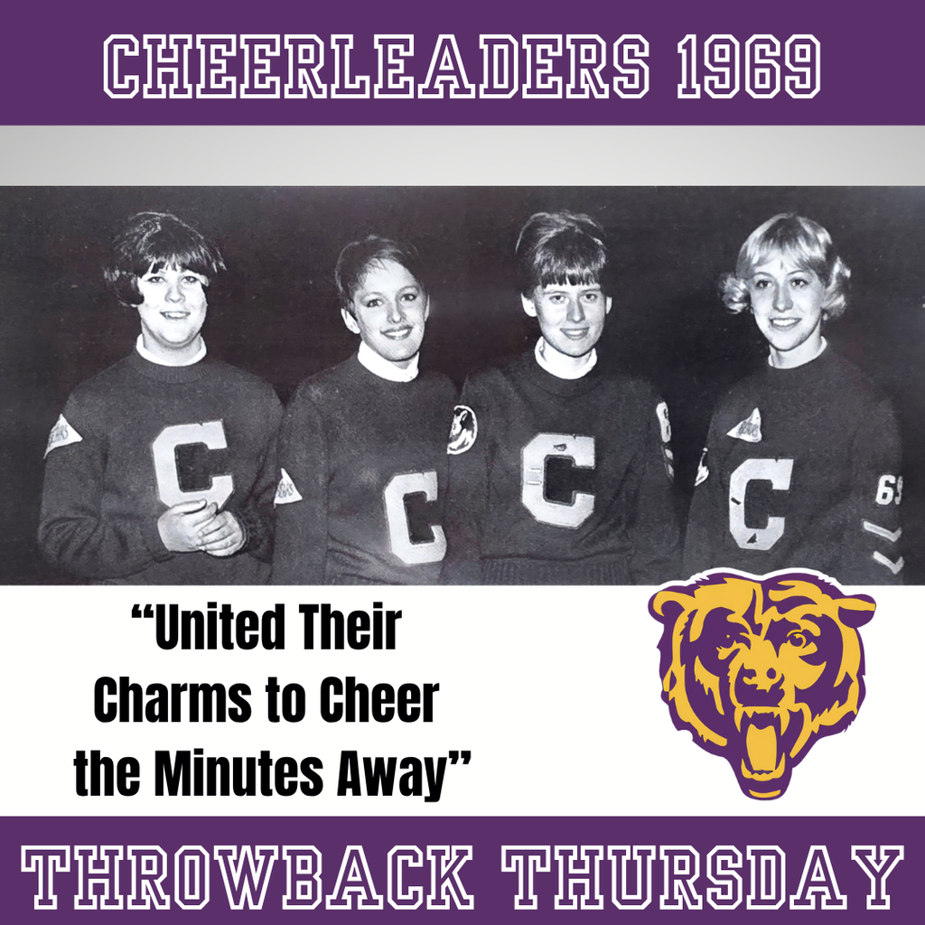 Throwback Thursday cheerleader 1969 photo