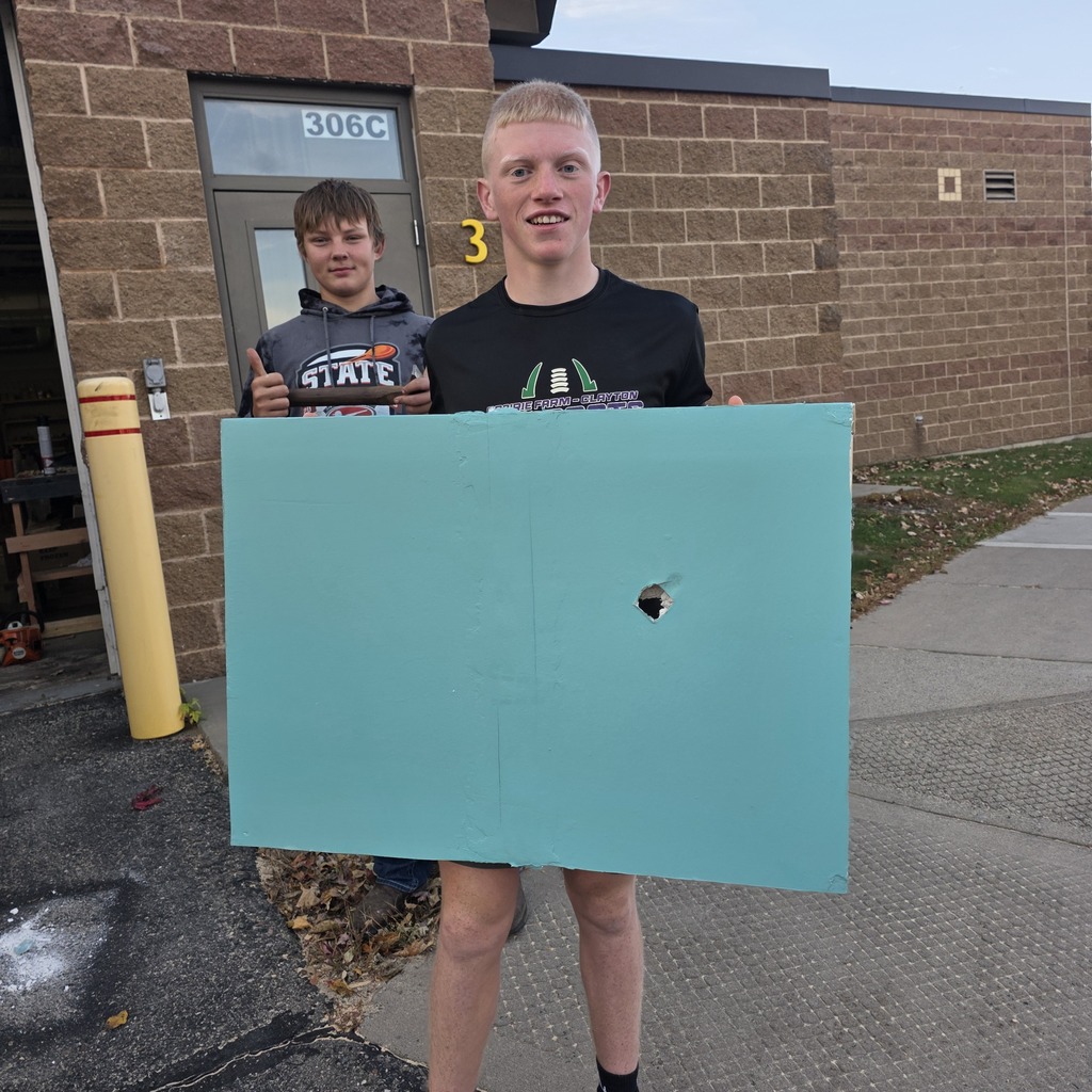 Drywall Pictures featuring students putting holes in drywall, fixing the holes, and the finished product