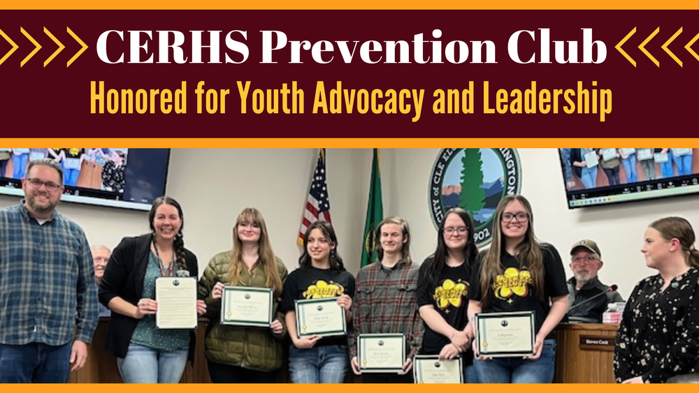 High School Prevention Club Honored for Youth Advocacy and Leadership group photo