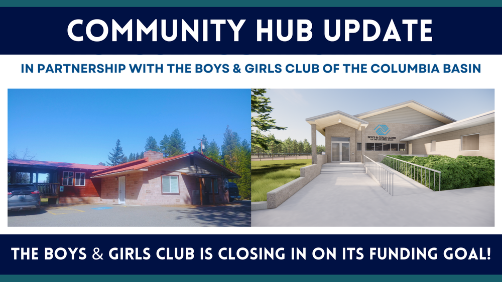 Community Hub Update - the boys and girls club is closing in on its funding goal
