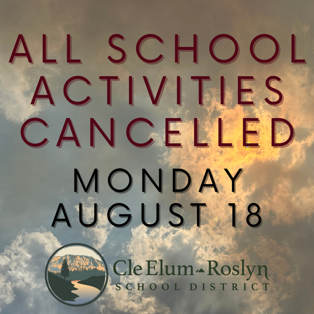 All School Activities CANCELLED Tonight