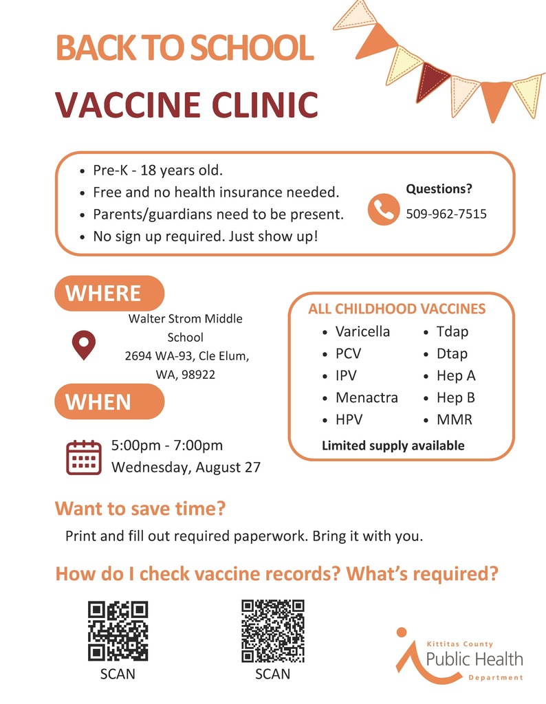 Back-to-School Vaccine Clinic - english