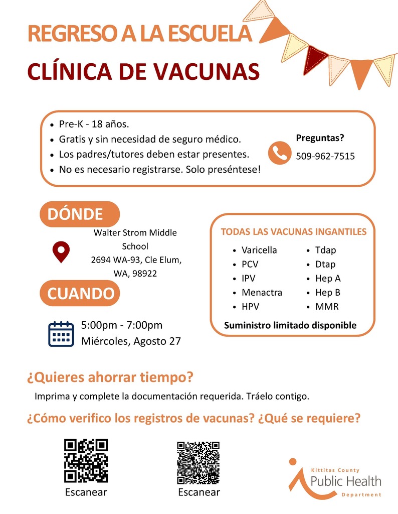 Back-to-School Vaccine Clinic - spanish