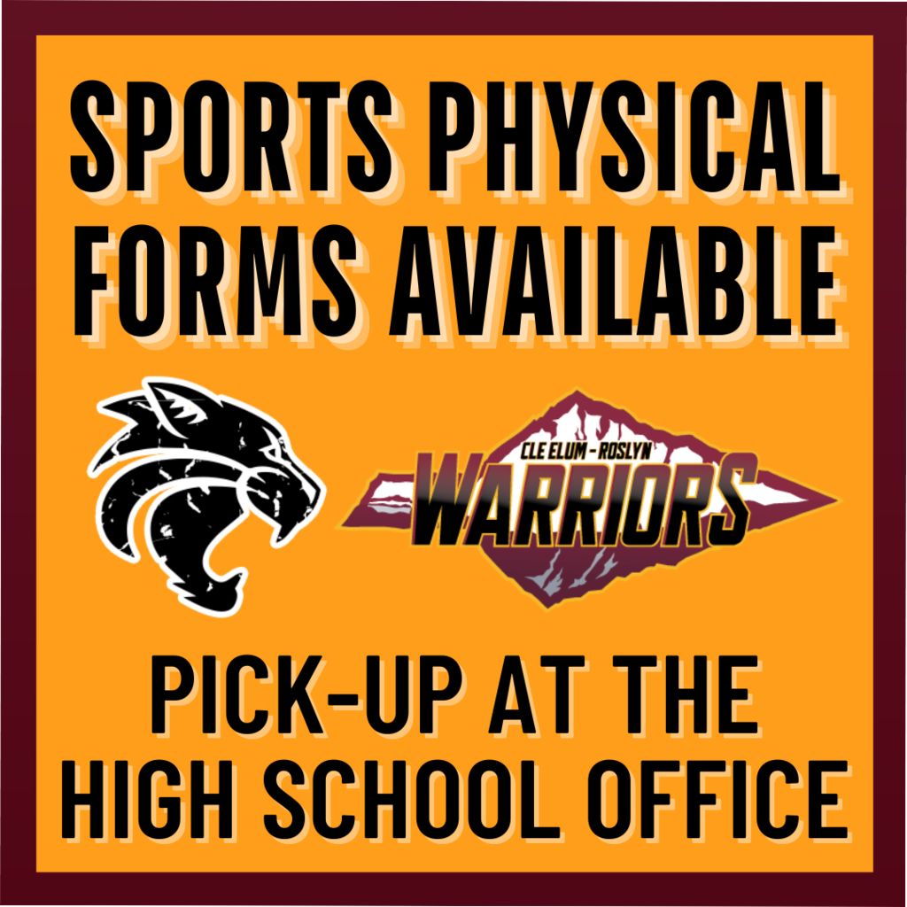 Sports Physical Forms Available for Pick-Up