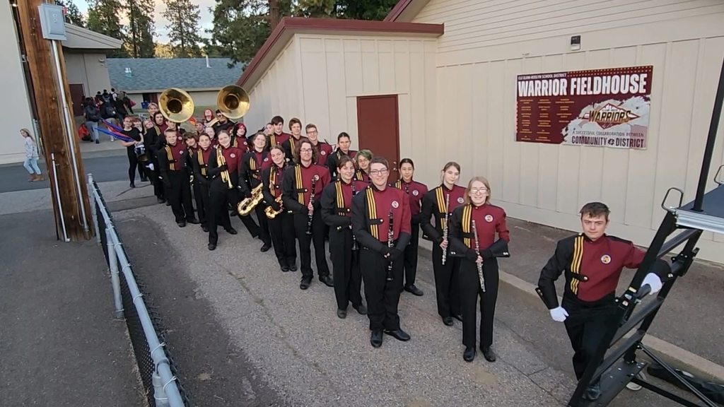 field house and band