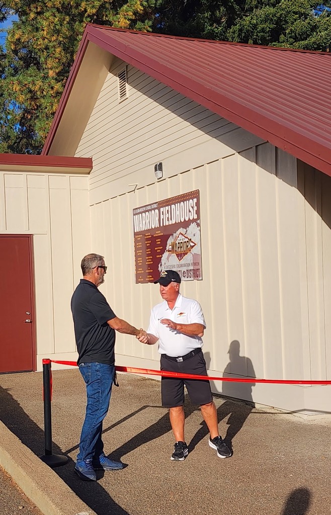 Field House ribbon cutting