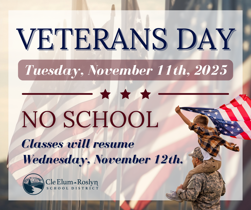 No School Nov. 11 for Veterans Day