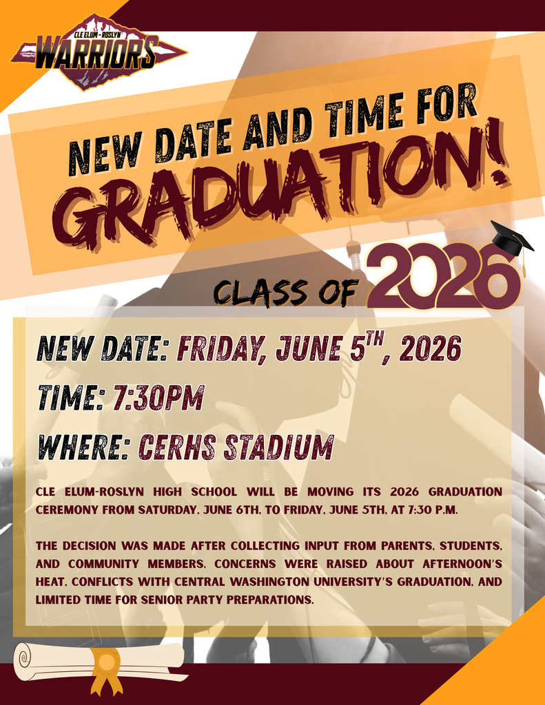 Class of 2026 Graduation Ceremony Update