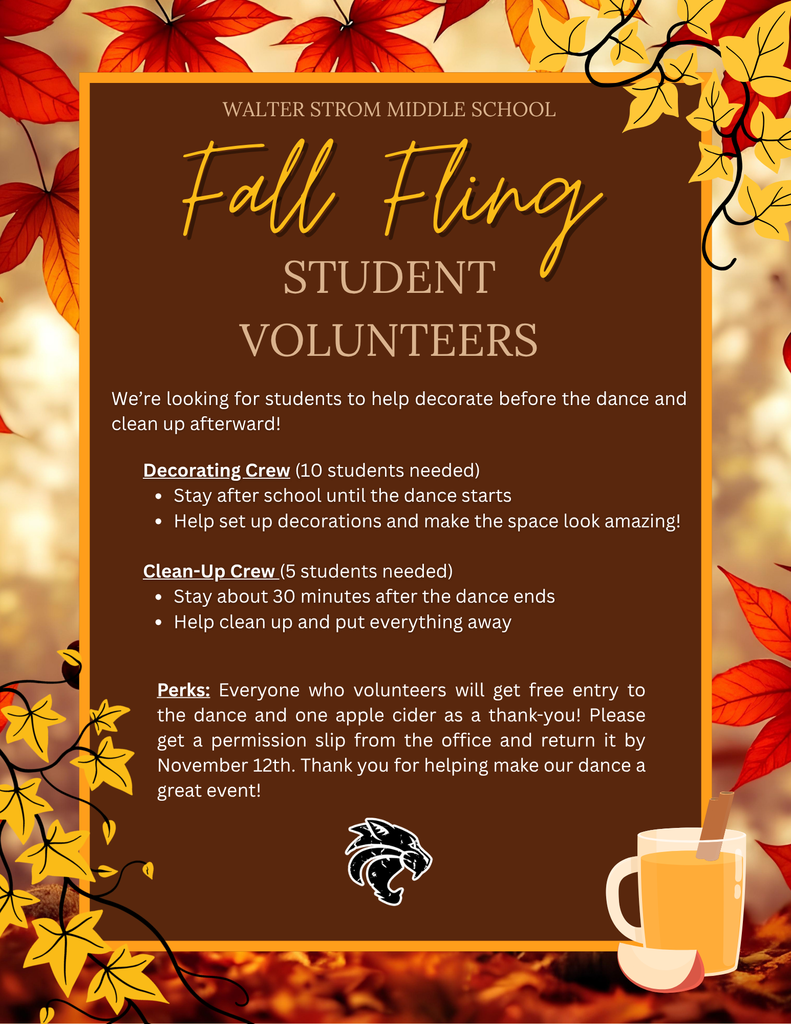 student volunteer flyer