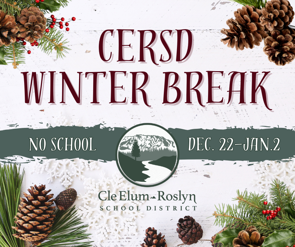 CERSD Winter Break - No School Dec. 22 - Jan. 2