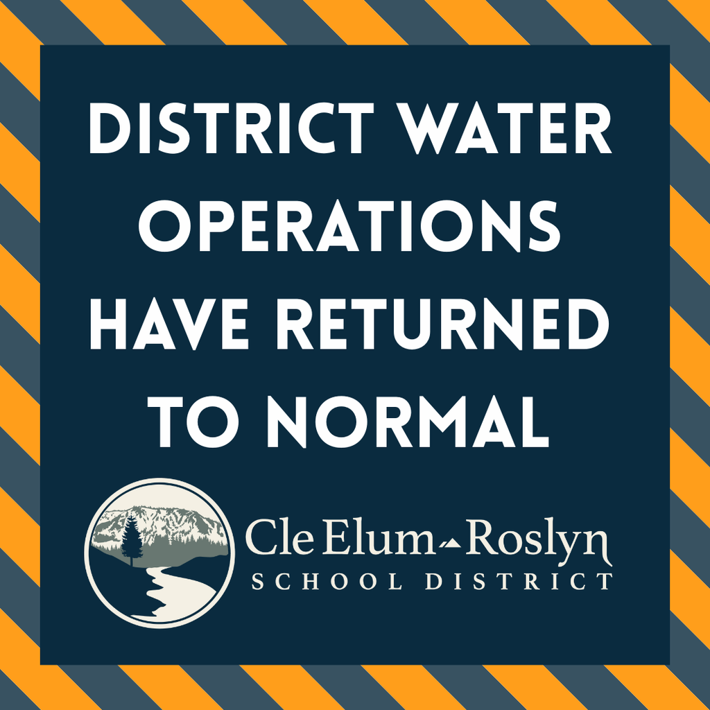 District Water Operations have returned to normal