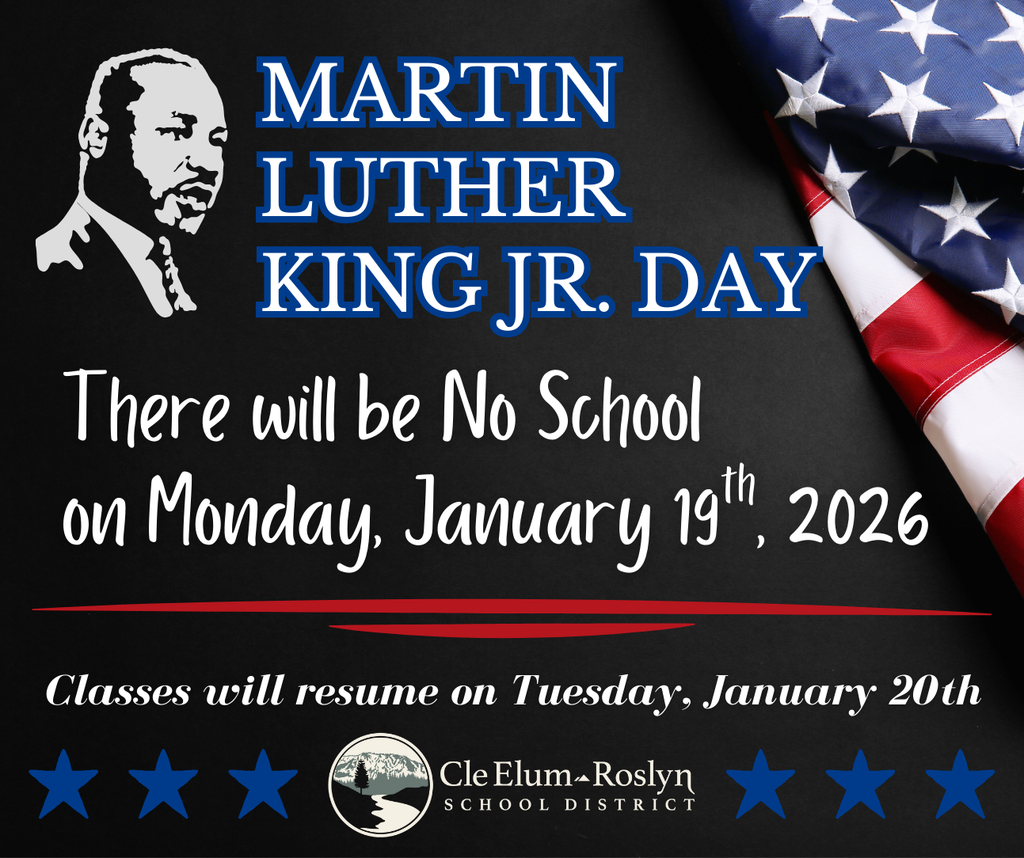MLK Day - No School Jan. 19th, 2026