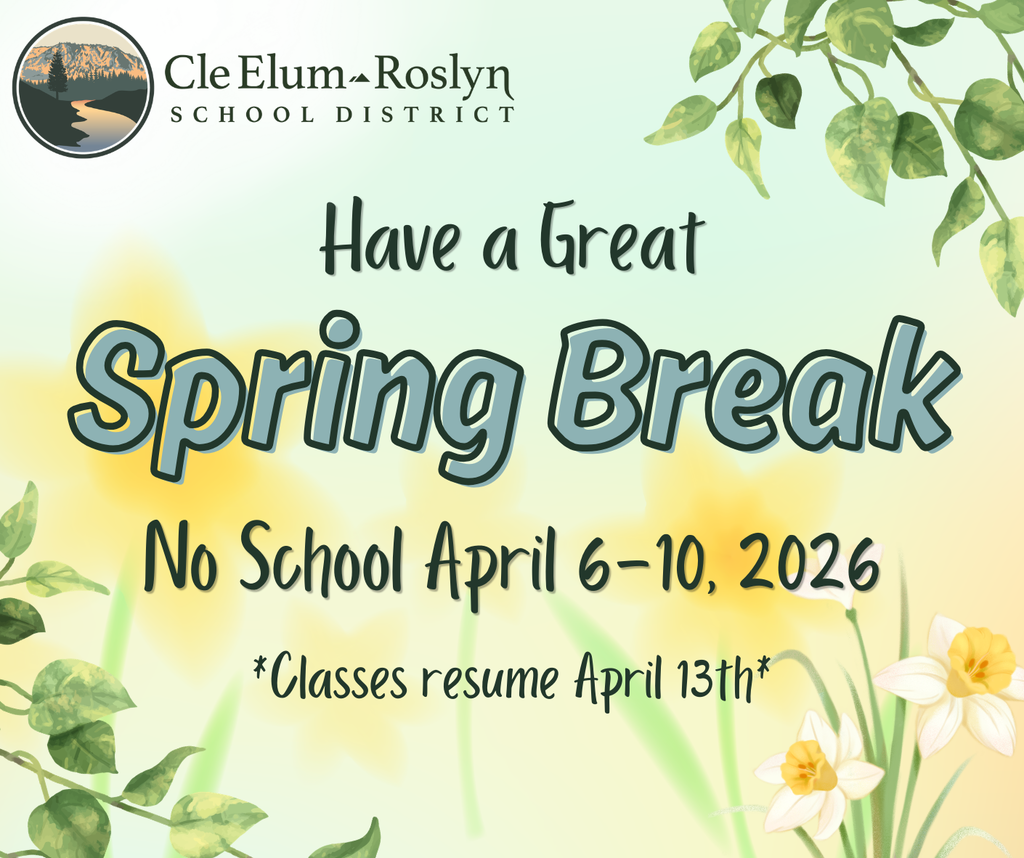 Spring Break April 6-10, 2026