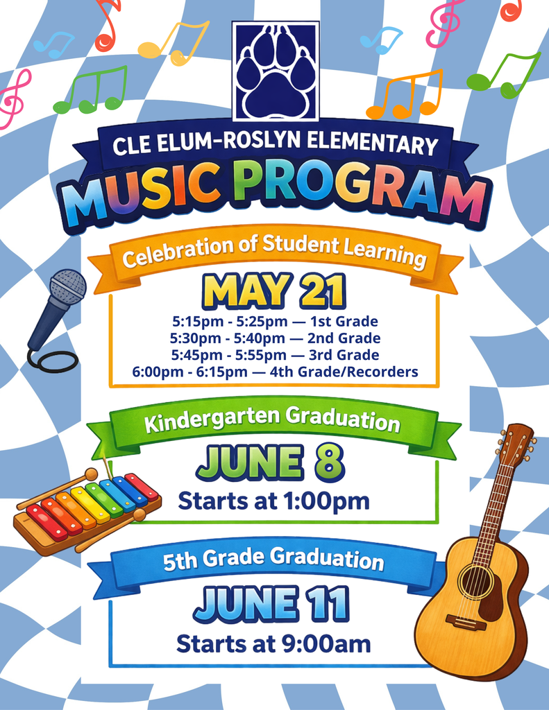 Elementary Music Performances coming up