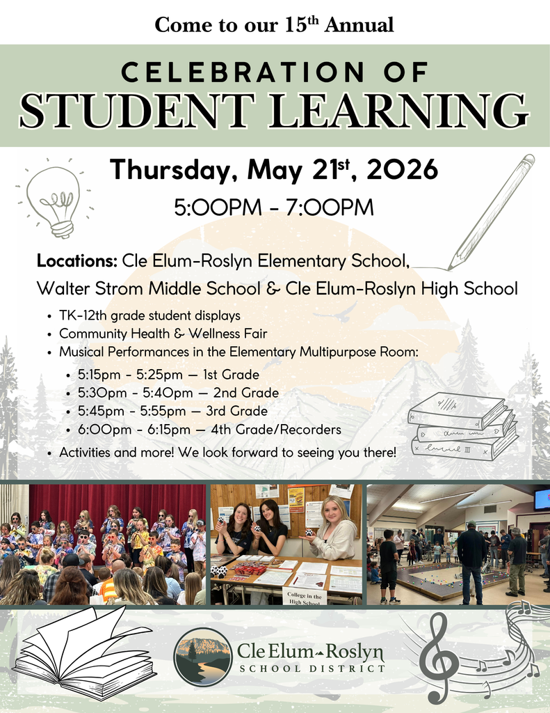 Celebration of Student Learning - May 21st