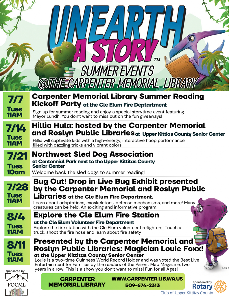 Summer Reading Events 2026