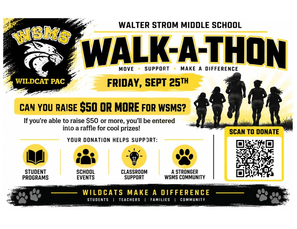 WSMS Walk a Thon Sept. 25