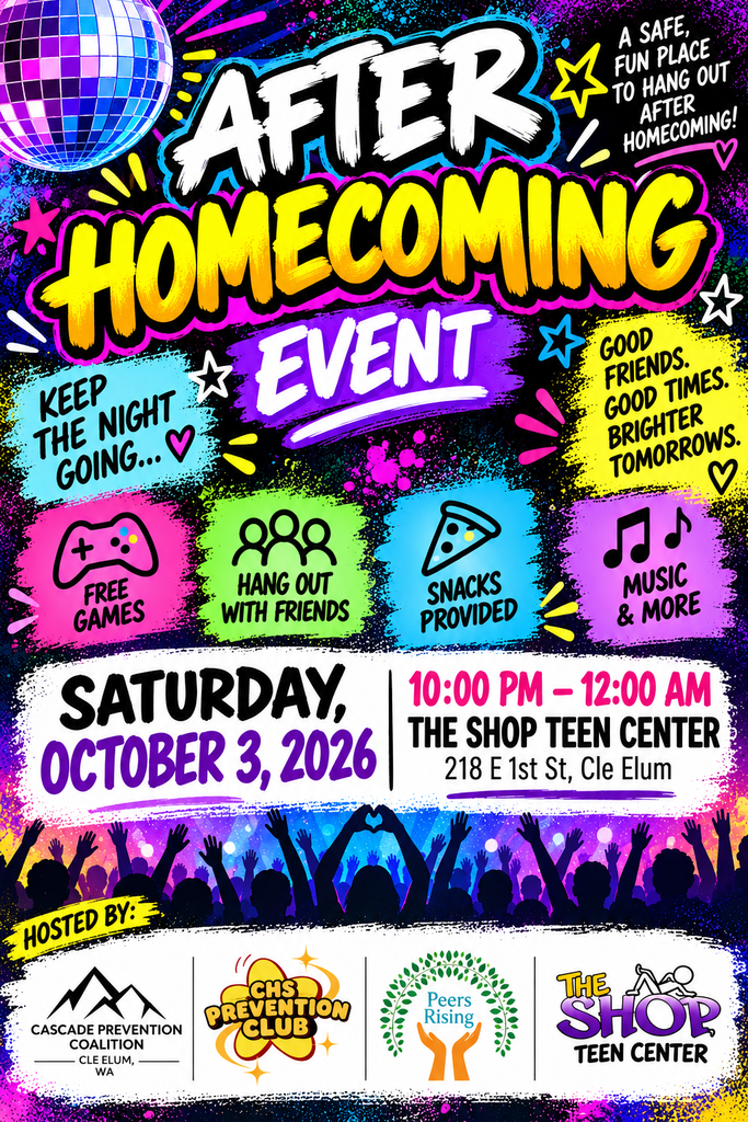 After Homecoming Event flyer