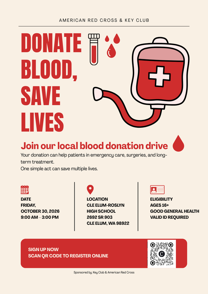 Blood Drive flier