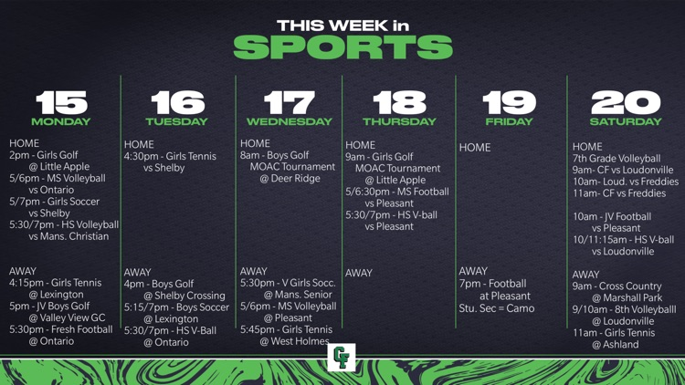 This Week in Athletics