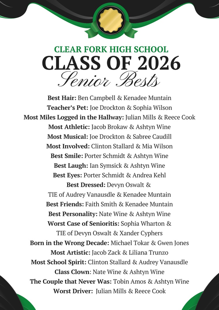 Senior Bests