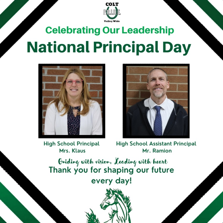 We appreciate our Clear Fork High School Principals and all they do each and every day!