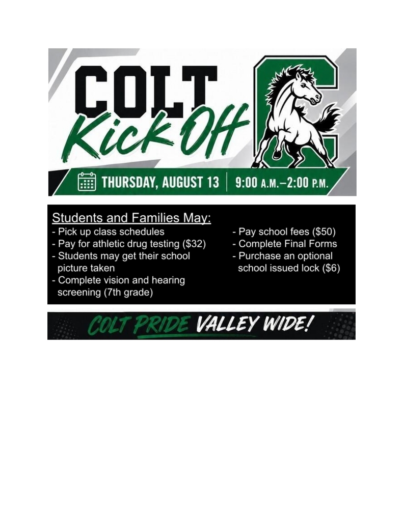 MS Colt Kickoff