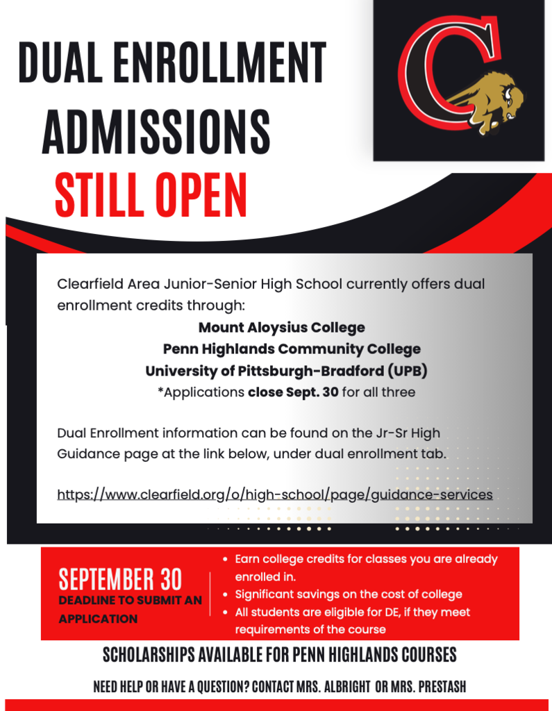 Dual Enrollment Application deadline