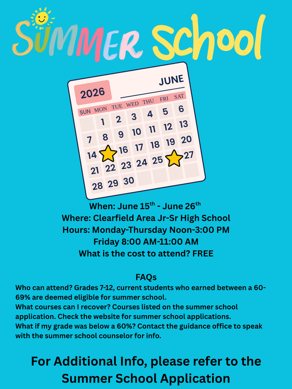 Summer School Dates and Times
