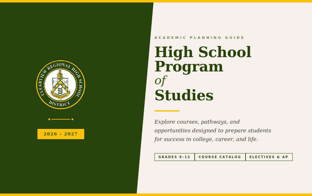 High School Program of Studies Thumbnail