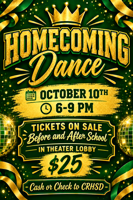 Homecoming Dance Tickets on Sale