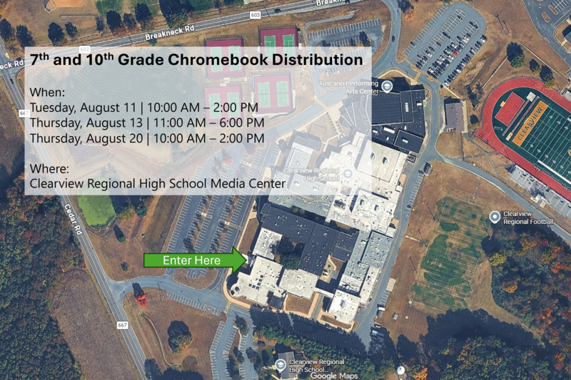 Map to Chromebook distribution location