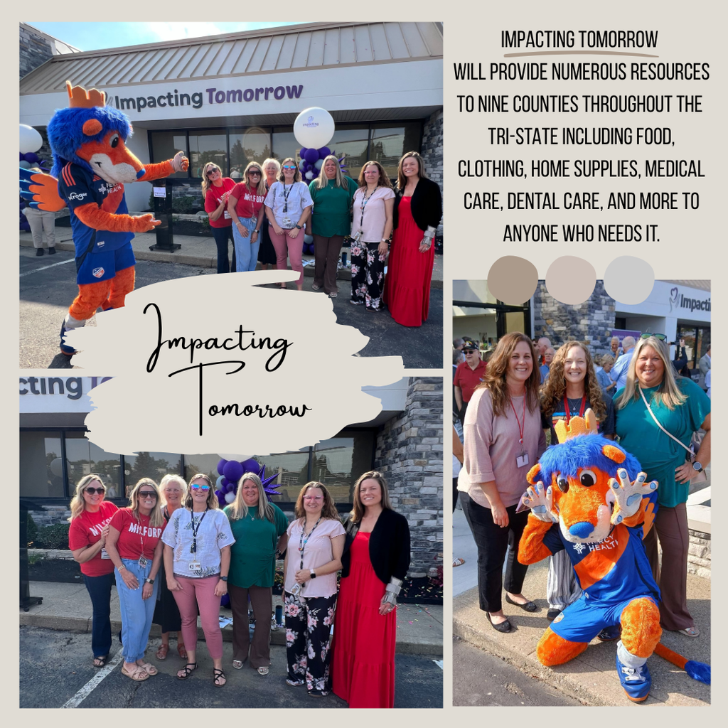 Impacting Tomorrow will provide numerous resources to nine counties throughout the Tri-State including food, clothing, home supplies, medical care, dental care, and more to anyone who needs it.