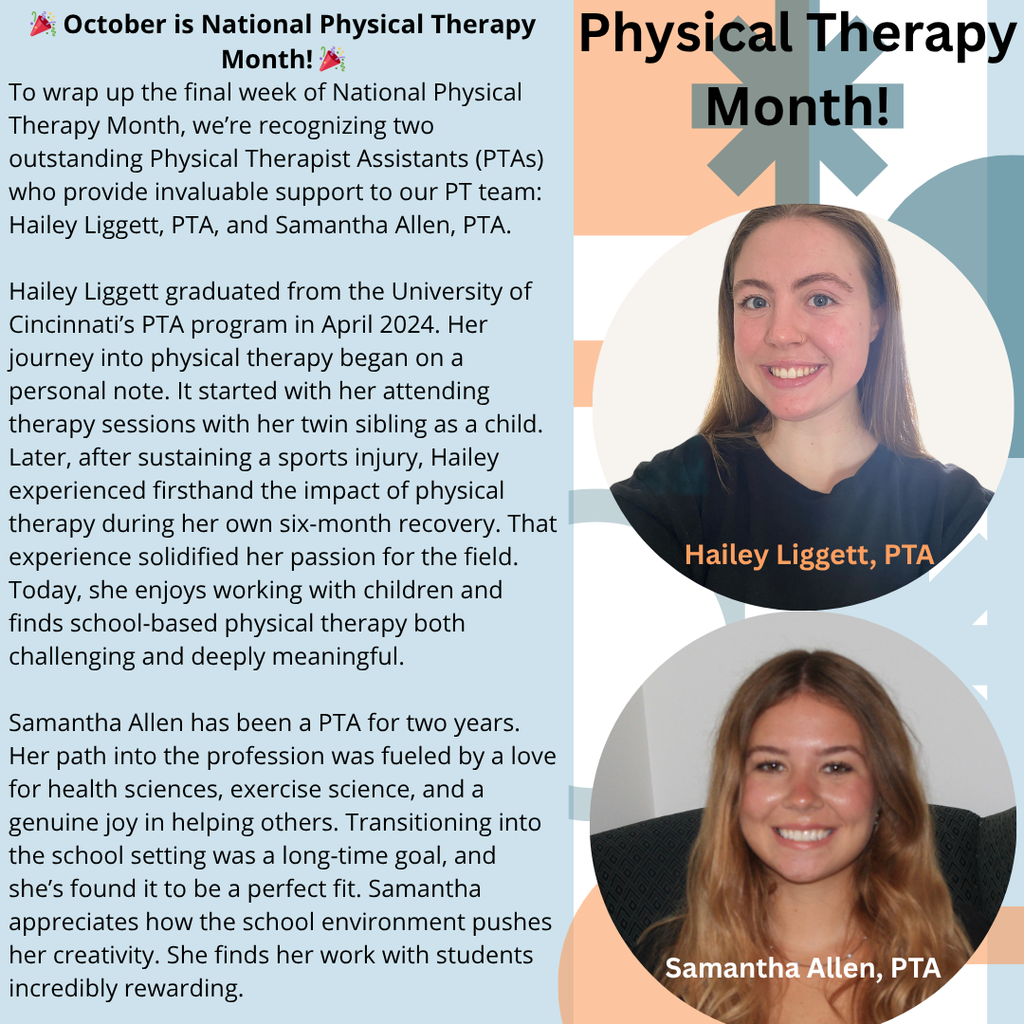 Celebrating National Physical Therapy Month!