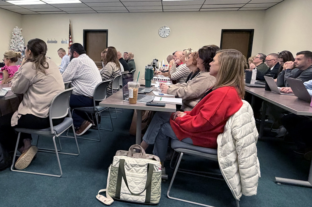 36 administrators representing districts across the county listening to presentations and discussion about the changes in the truancy laws.