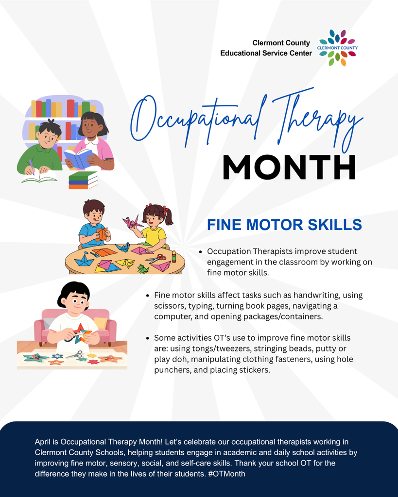 April is Occupational Therapy Month!