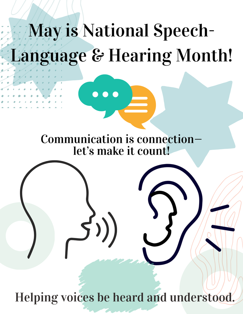 May is National Speech-Language Hearing Month!