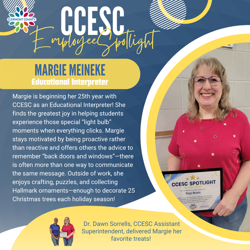 Join us in celebrate Margie as our Spotlight of the Week! 🎉