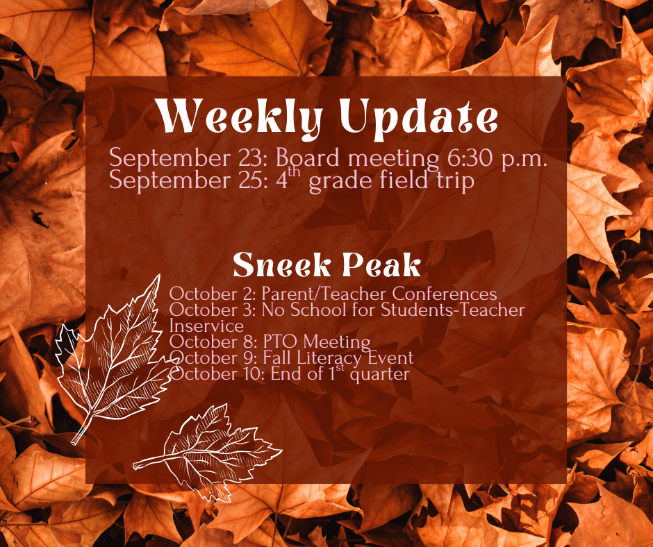 Weekly update