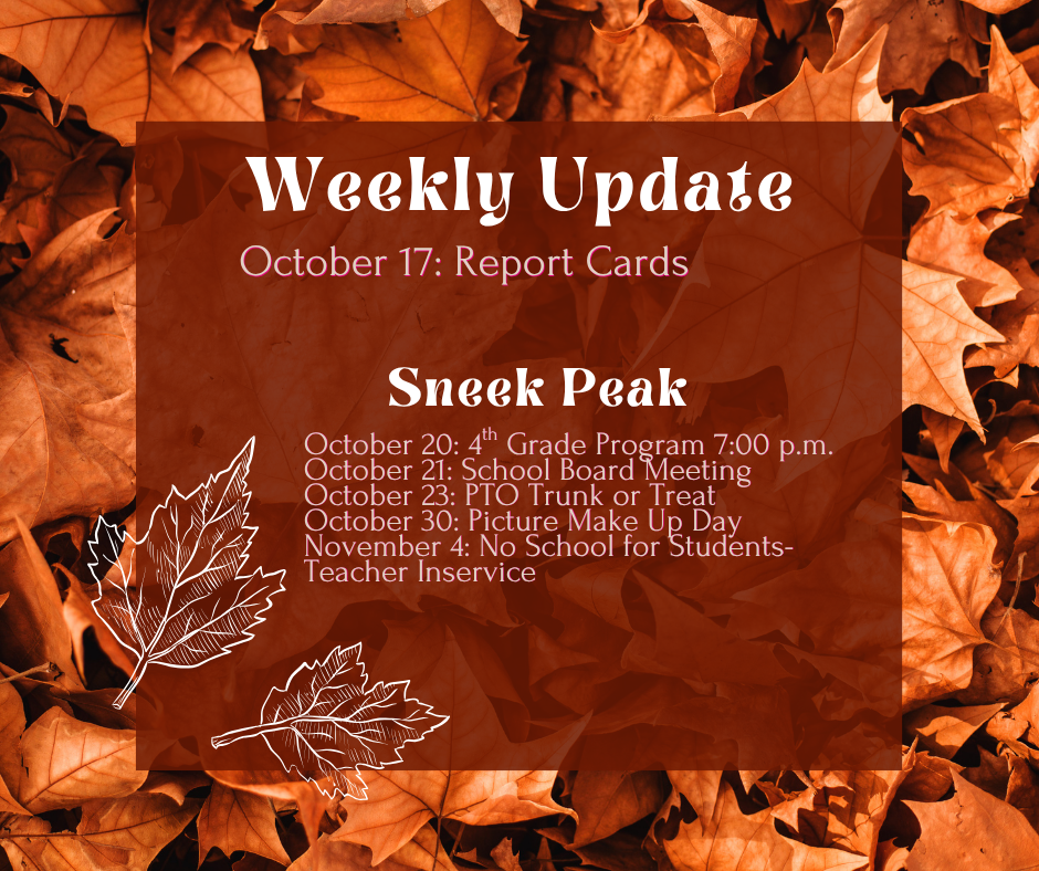 weekly update