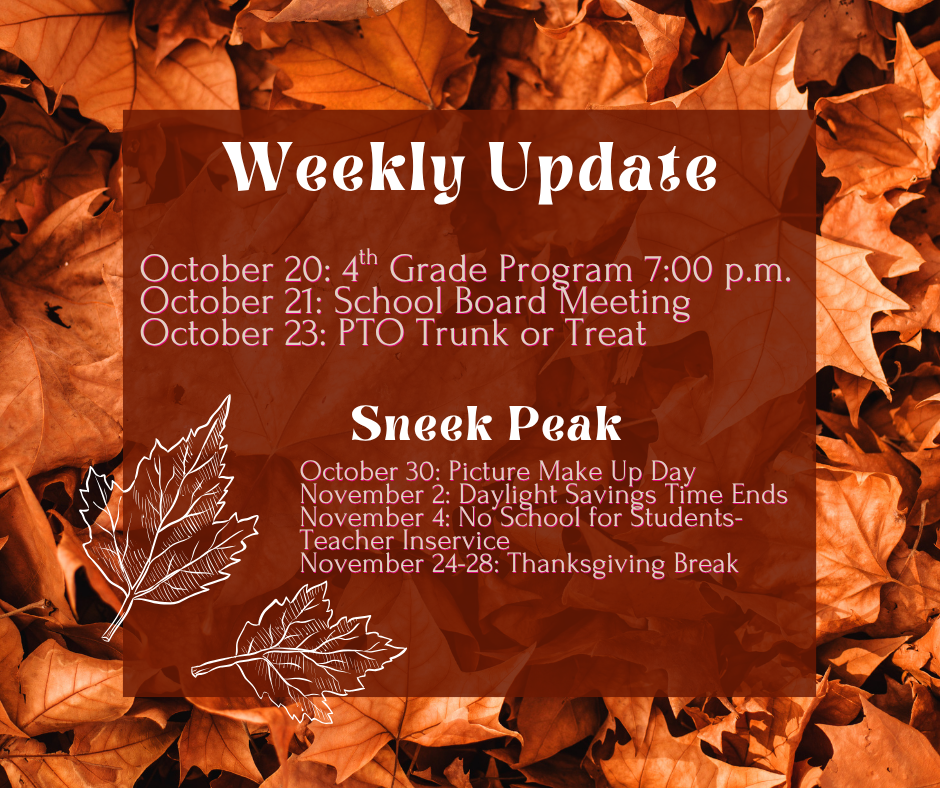 weekly update