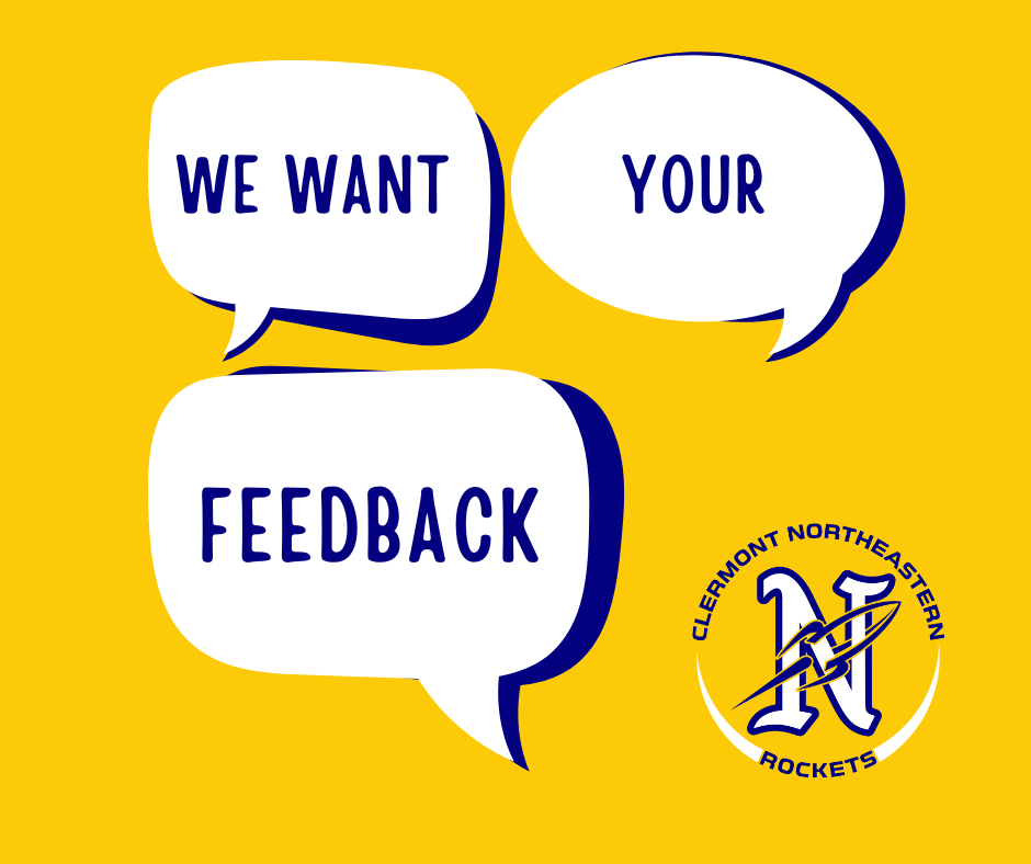 we want your feedback