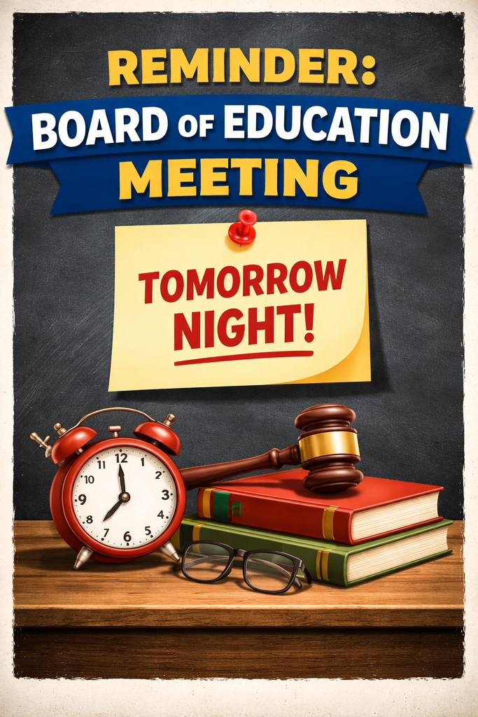 BOE meeting reminder