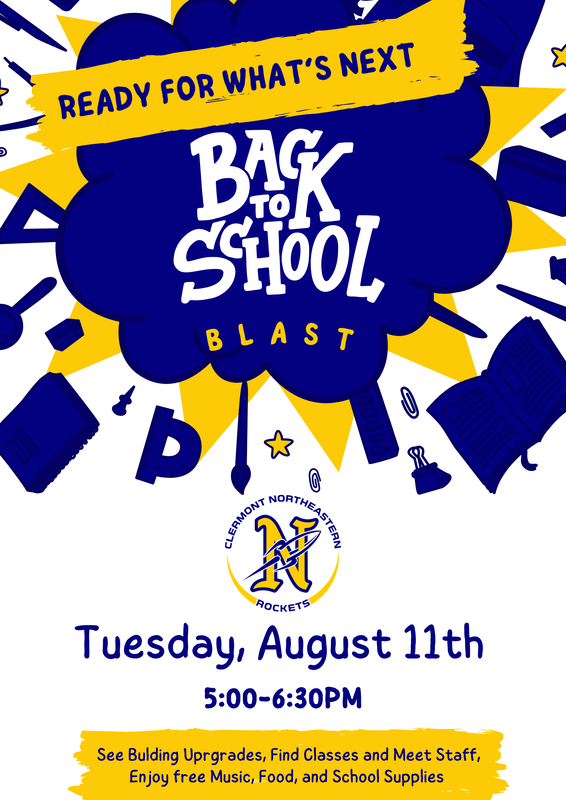 back to school blast AUGUST 11TH 5:00-6:30PM