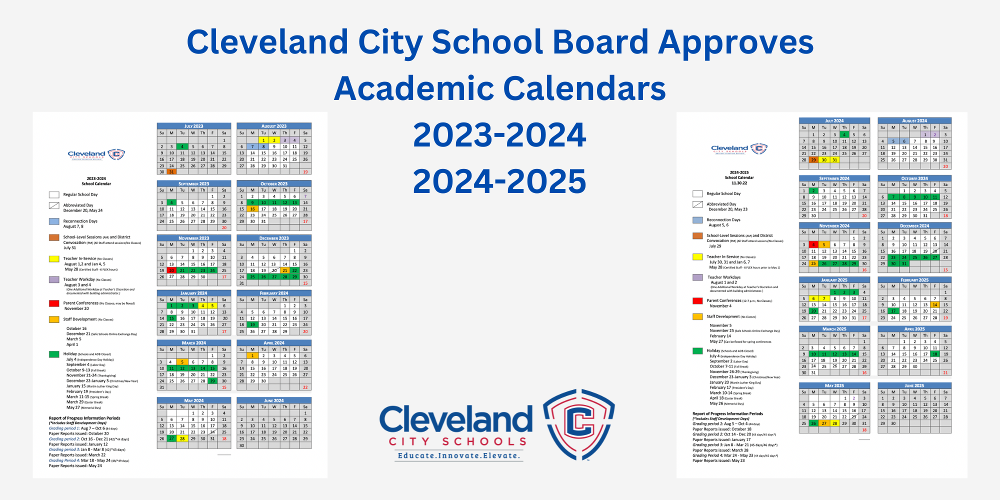 Cleveland City School Board Approves Academic Calendars | Cleveland City Schools