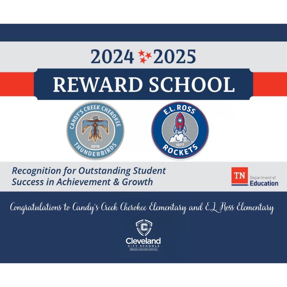 Cleveland City Schools Recognized as a Reward District